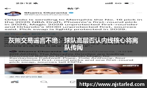 灰熊交易谣言不绝：球队高层否认内线核心将离队传闻