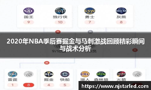 2020年NBA季后赛掘金与马刺激战回顾精彩瞬间与战术分析